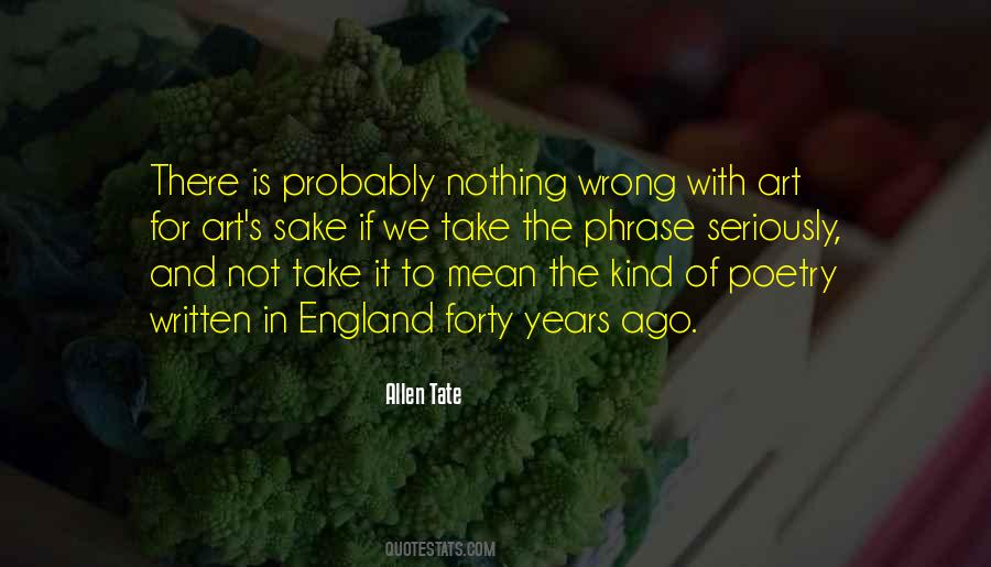 Allen Tate Quotes #395748