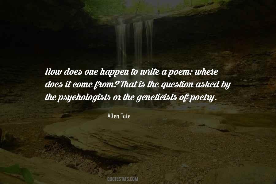 Allen Tate Quotes #454281