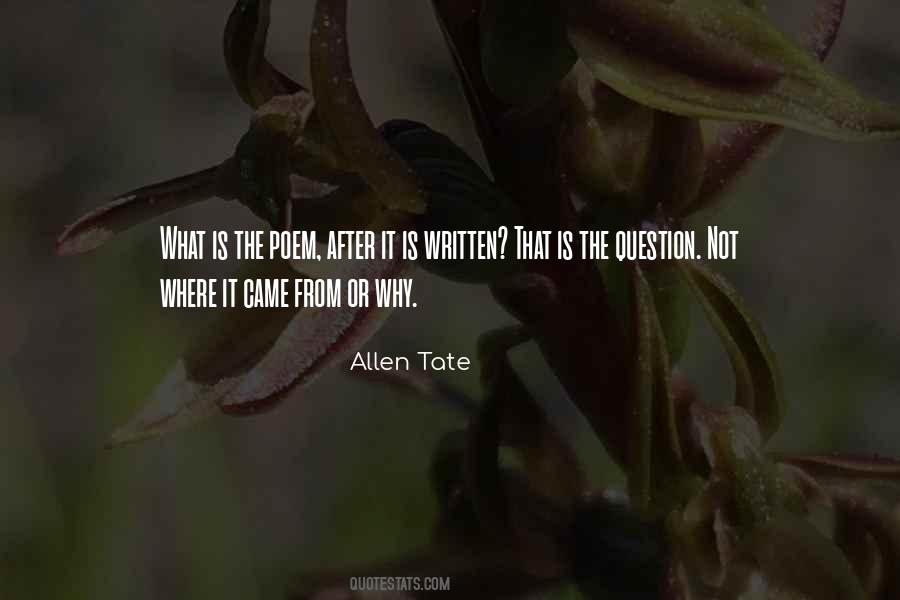 Allen Tate Quotes #818303