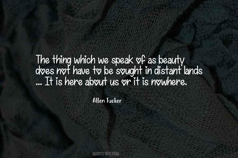 Allen Tucker Quotes #887043