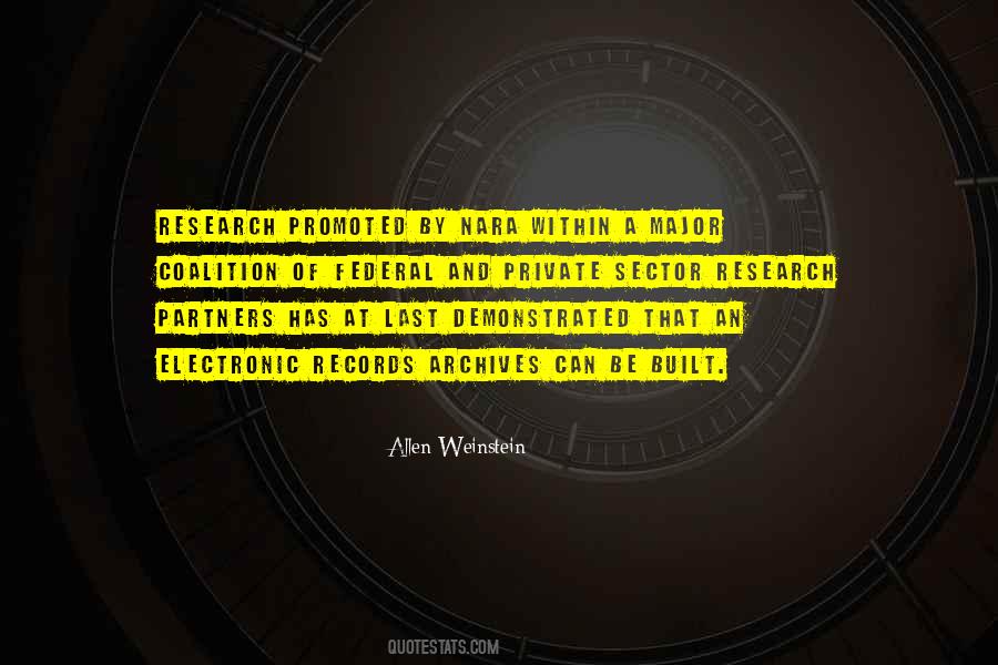 Allen Weinstein Quotes #992760