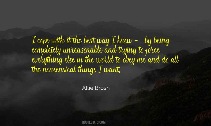 Allie Brosh Quotes #117311