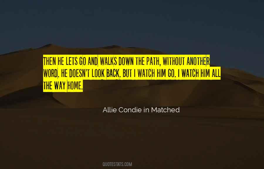 Allie Condie In Matched Quotes #1716000
