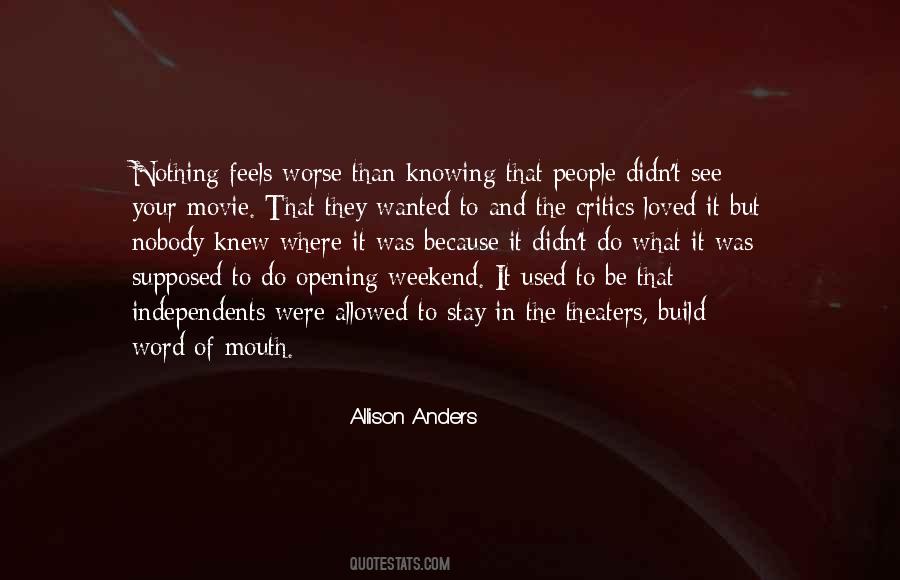 Allison Anders Quotes #13703