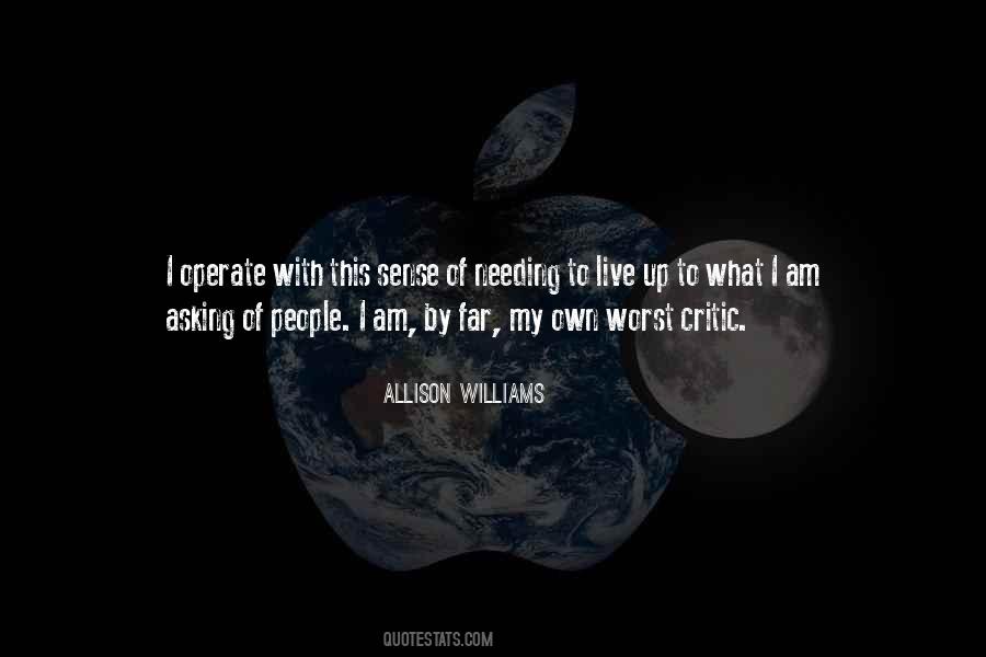 Allison Williams Quotes #1558058