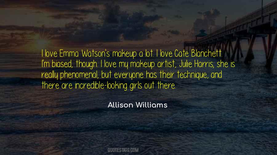 Allison Williams Quotes #669317