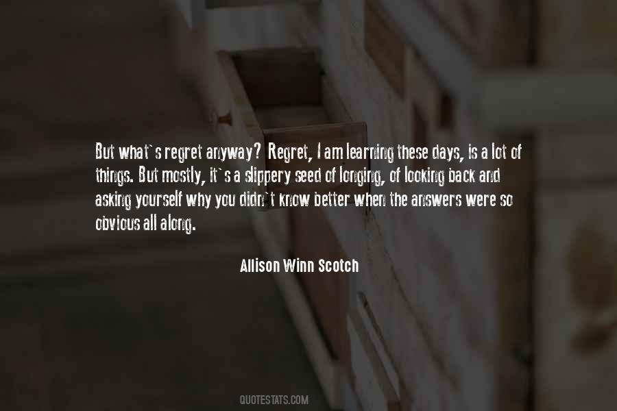 Allison Winn Scotch Quotes #6777