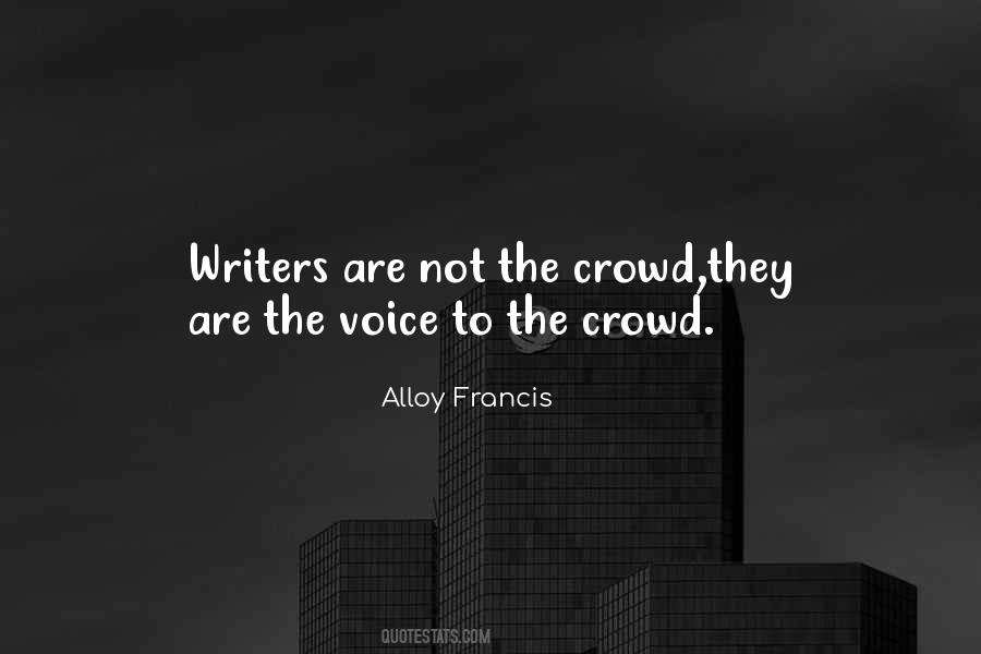 Alloy Francis Quotes #1594847 Alloy Francis Quotes #1594847