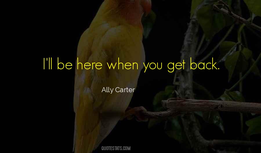 Ally Carter Quotes #1136788