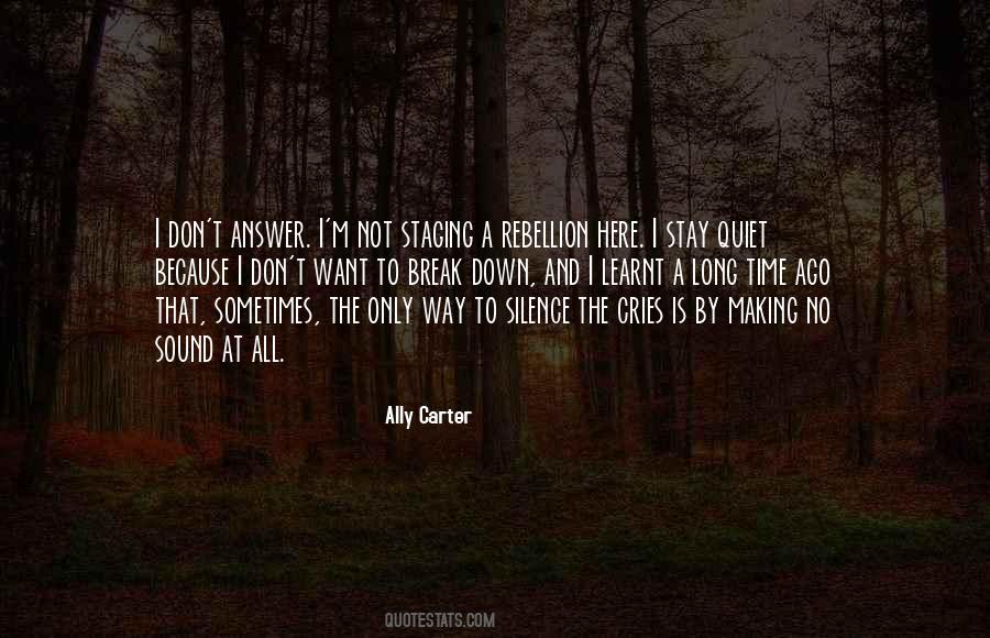 Ally Carter Quotes #1856185