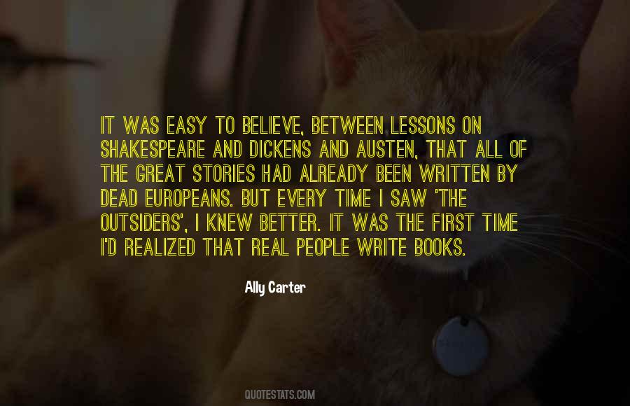 Ally Carter Quotes #420492