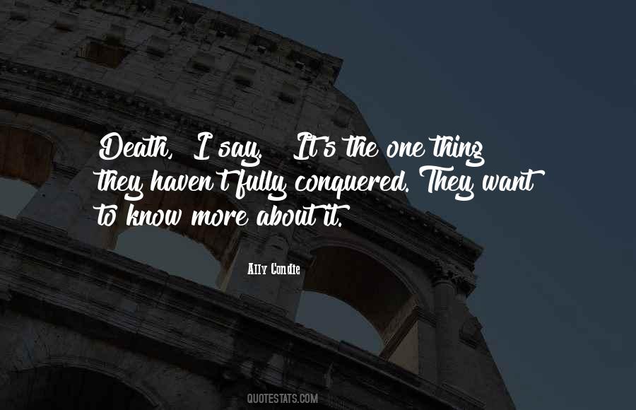 Ally Condie Quotes #766139