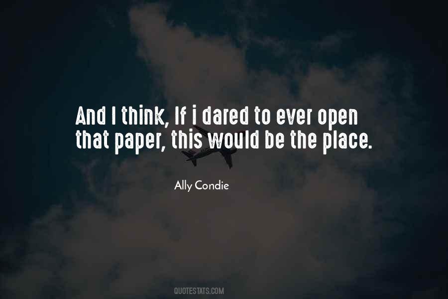 Ally Condie Quotes #890301