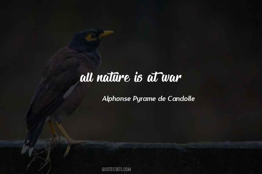 Alphonse Pyrame De Candolle Quotes #1607415