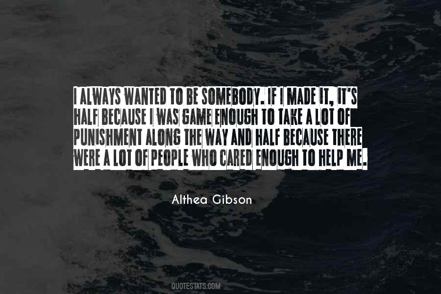 Althea Gibson Quotes #33618