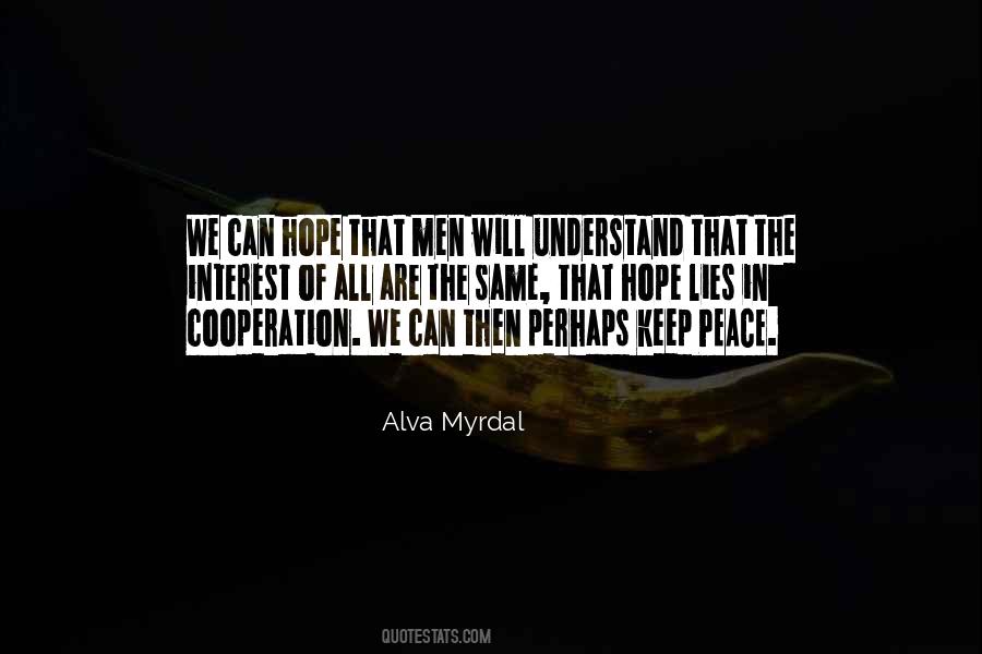 Alva Myrdal Quotes #781876