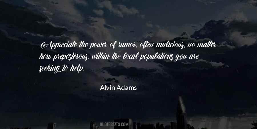 Alvin Adams Quotes #772422
