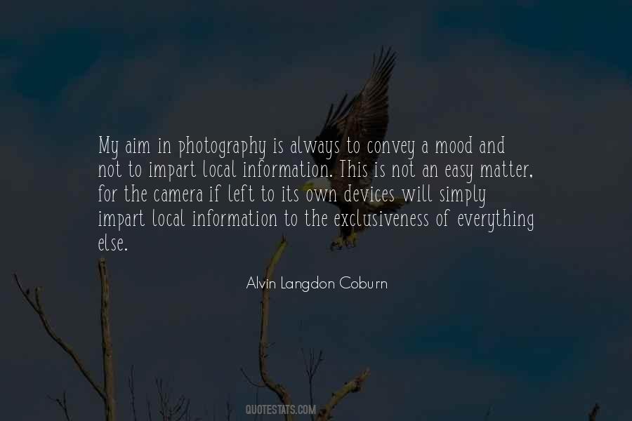 Alvin Langdon Coburn Quotes #284437