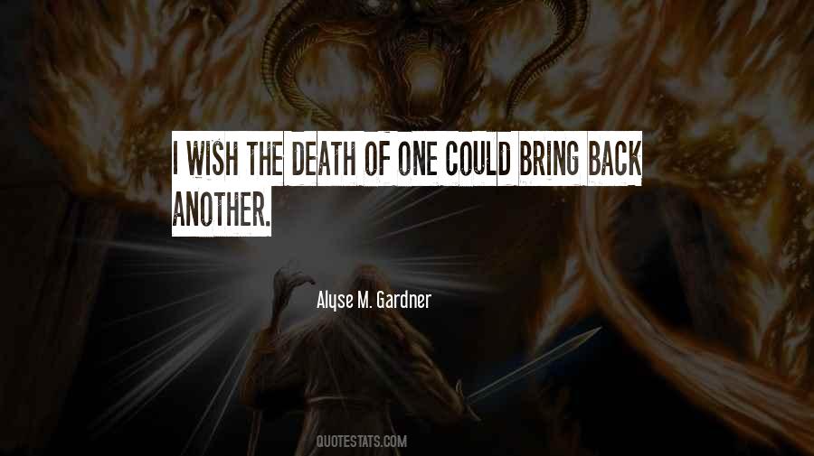 Alyse M. Gardner Quotes #543998