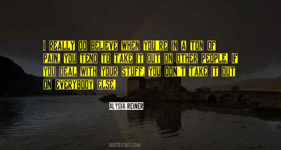 Alysia Reiner Quotes #1307804