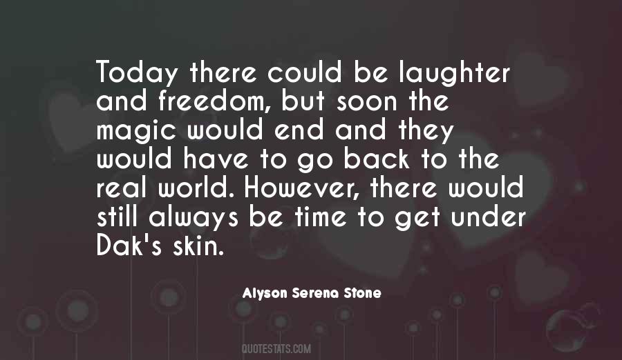 Alyson Serena Stone Quotes #265429