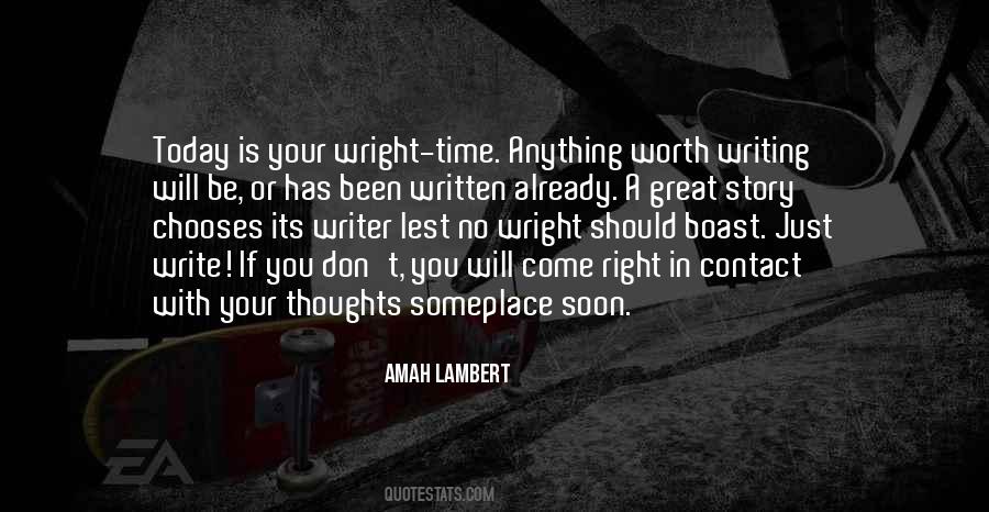 Amah Lambert Quotes #405277