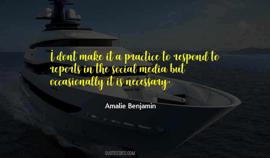 Amalie Benjamin Quotes #1200757