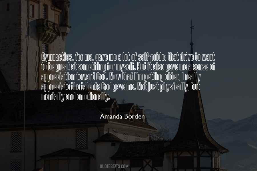 Amanda Borden Quotes #8630