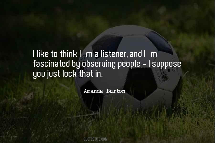 Amanda Burton Quotes #1780837