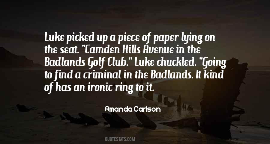 Amanda Carlson Quotes #38116