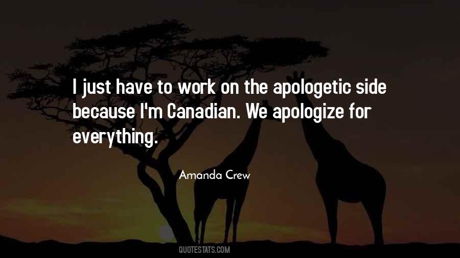 Amanda Crew Quotes #8973