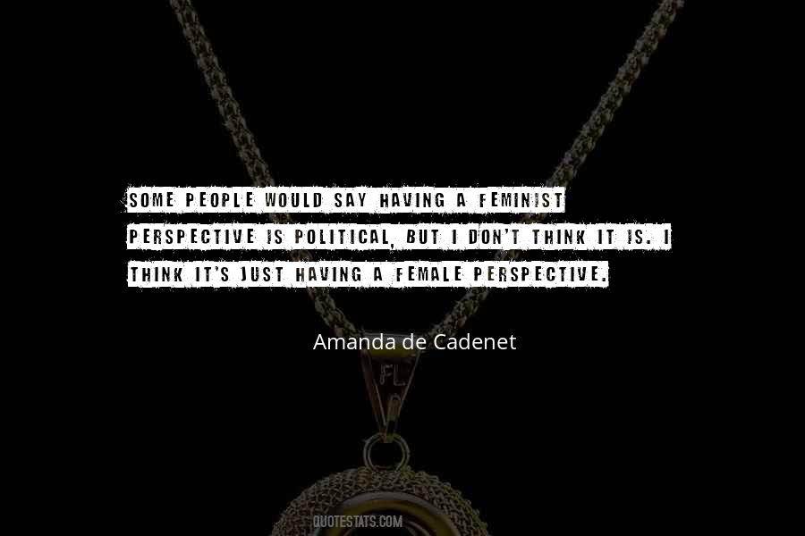 Amanda De Cadenet Quotes #1014433