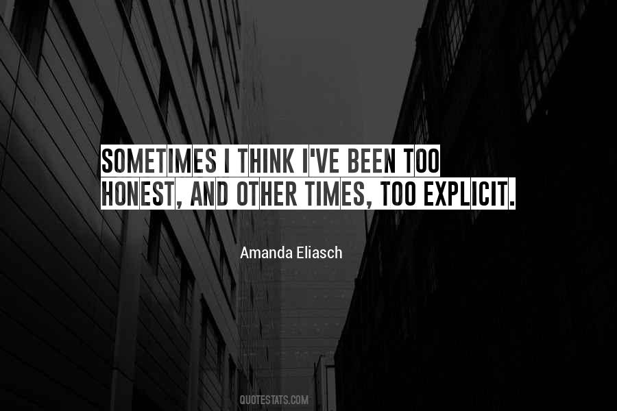 Amanda Eliasch Quotes #1619363