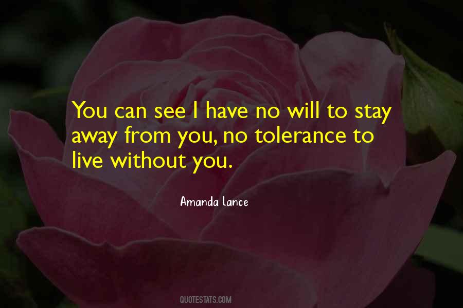 Amanda Lance Quotes #790005