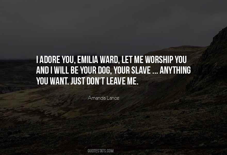 Amanda Lance Quotes #809278