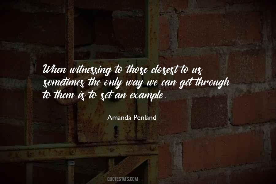 Amanda Penland Quotes #1836019