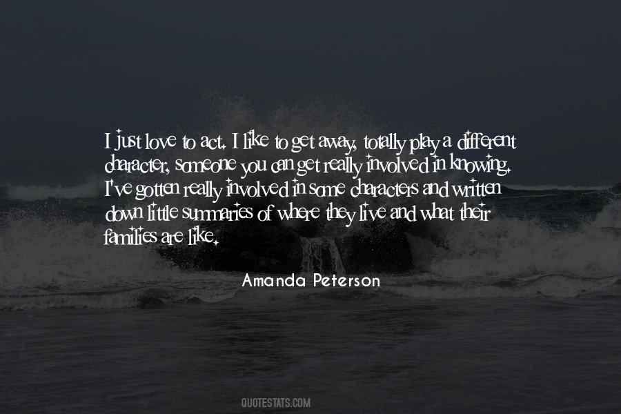 Amanda Peterson Quotes #1312863