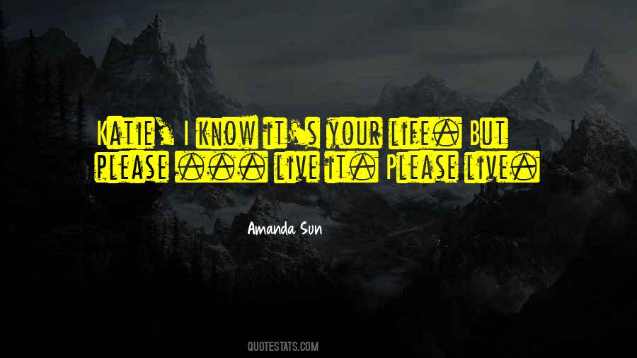 Amanda Sun Quotes #1472309