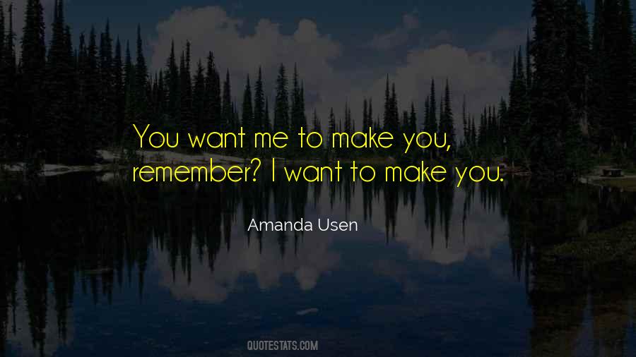 Amanda Usen Quotes #462529