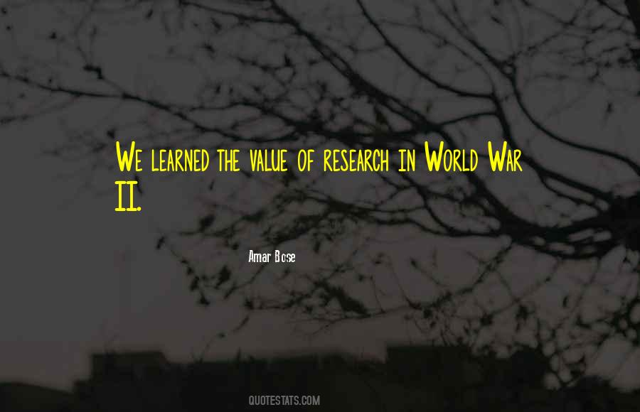 Amar Bose Quotes #1084470