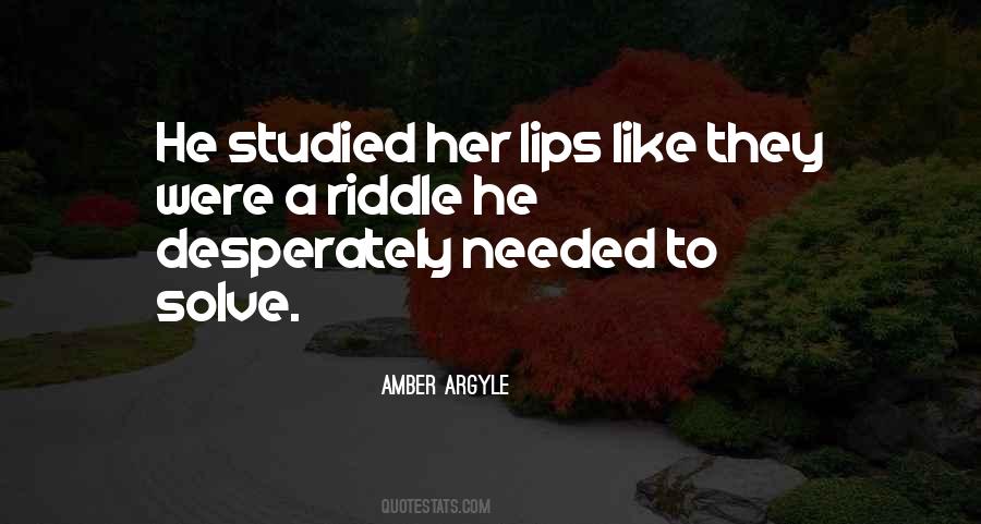 Amber Argyle Quotes #928919