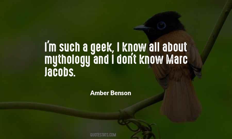 Amber Benson Quotes #1722853