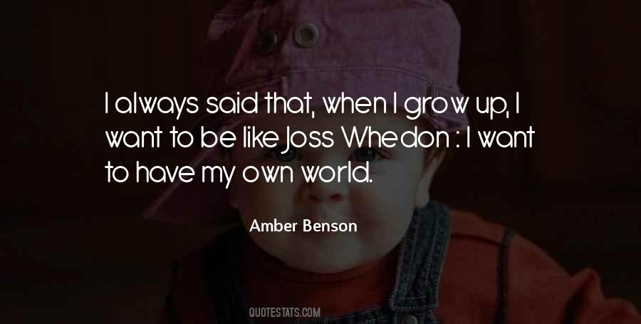 Amber Benson Quotes #427321