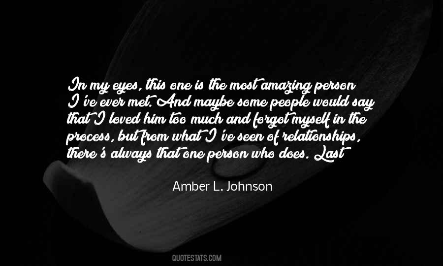 Amber L. Johnson Quotes #294911
