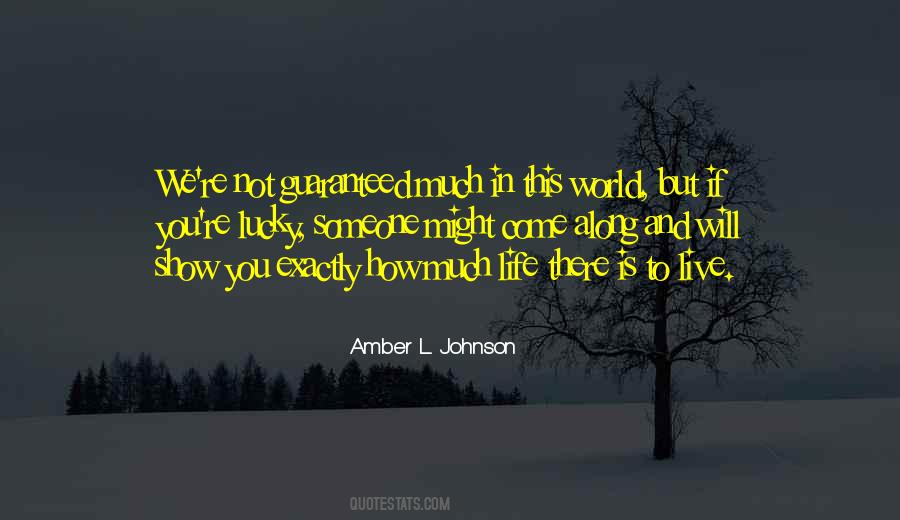 Amber L. Johnson Quotes #555634
