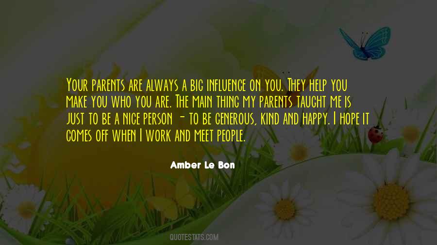 Amber Le Bon Quotes #911371