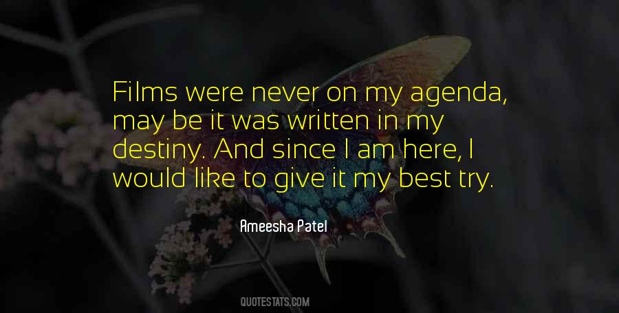 Ameesha Patel Quotes #949775