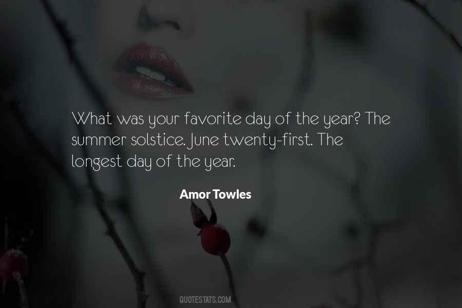 Amor Towles Quotes #187258