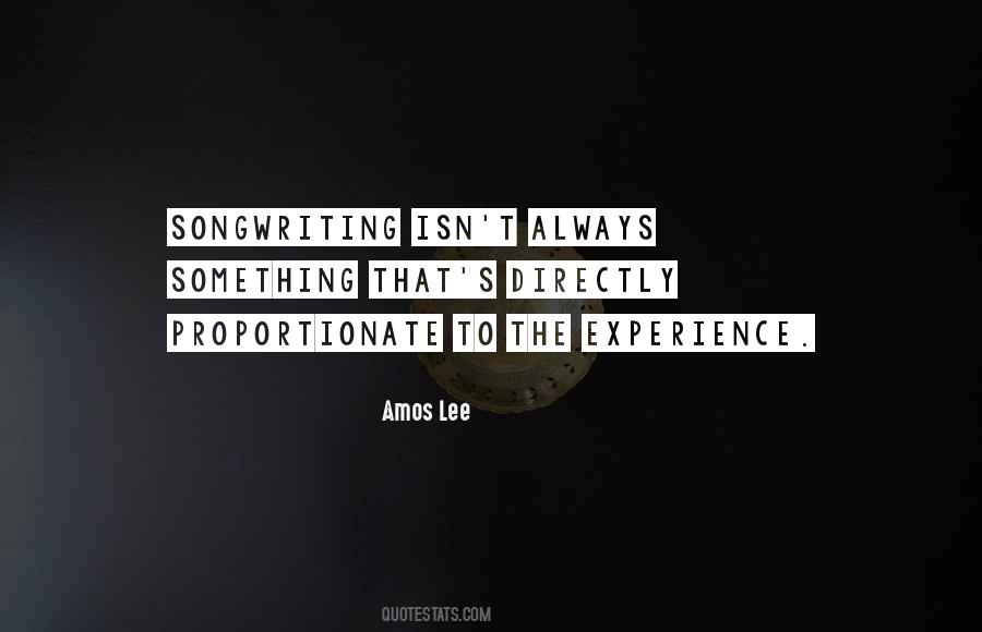 Amos Lee Quotes #222272