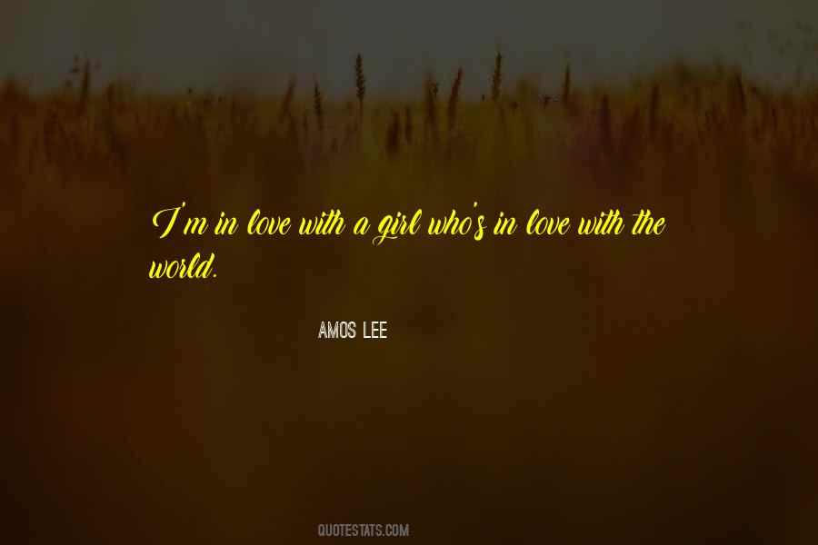 Amos Lee Quotes #455895